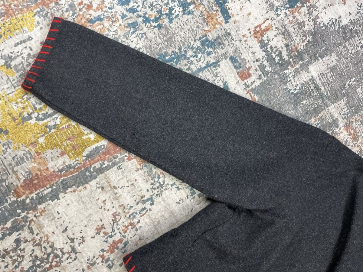 Y's Yohji Yamamoto Y’s For Living Red Trim Sweater Cardigans Size L / US 10 / IT 46 - 7 Thumbnail