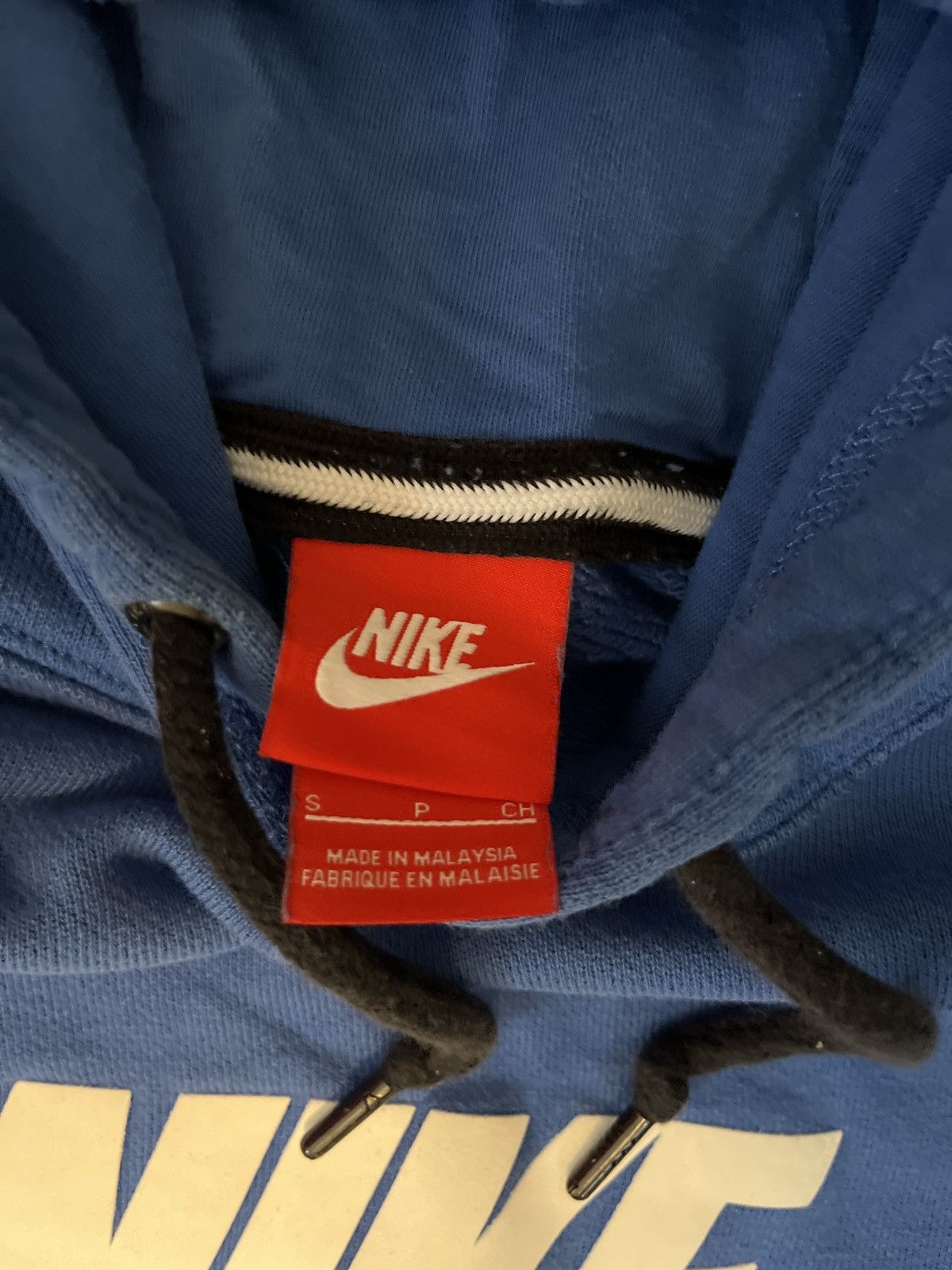 Nike Nike Blue Pullover Hoodie – White Swoosh & Side Arm Stripes Size US S / EU 44-46 / 1 - 4 Thumbnail