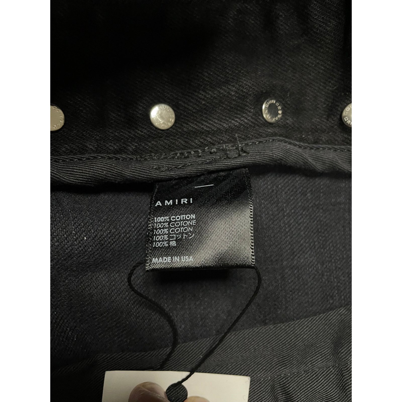 Amiri Amiri Cargo Flare Black 33 Used Size US 33 - 5 Thumbnail