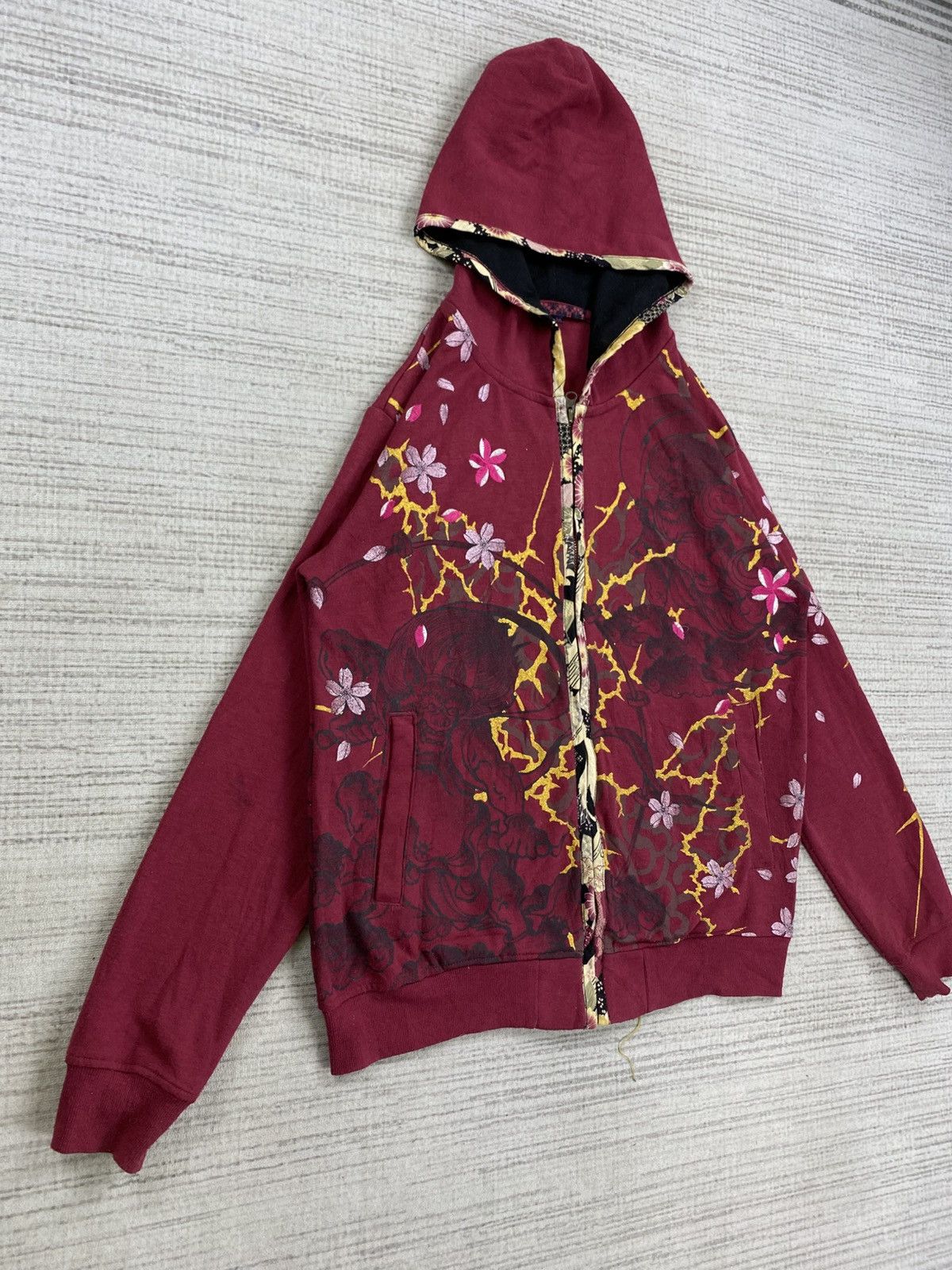Japanese Brand Vintage Sakura Sukajan Japanese Brand Hoodie Size US M / EU 48-50 / 2 - 3 Thumbnail