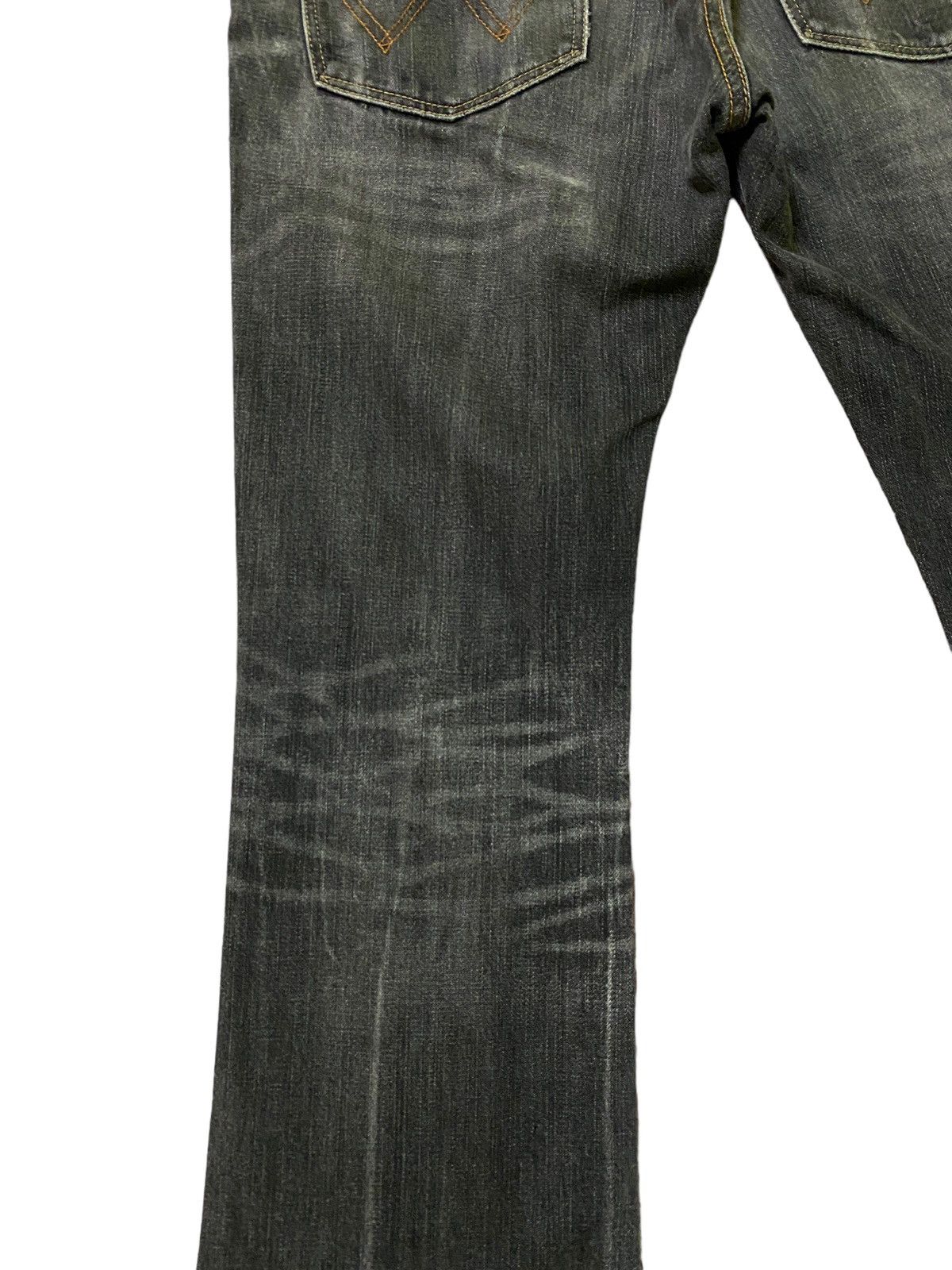 Vintage FLARED💥 WRANGLER CLAWMARKS BOOTCUT DENIM JEANS Size US 30 / EU 46 - 14 Thumbnail