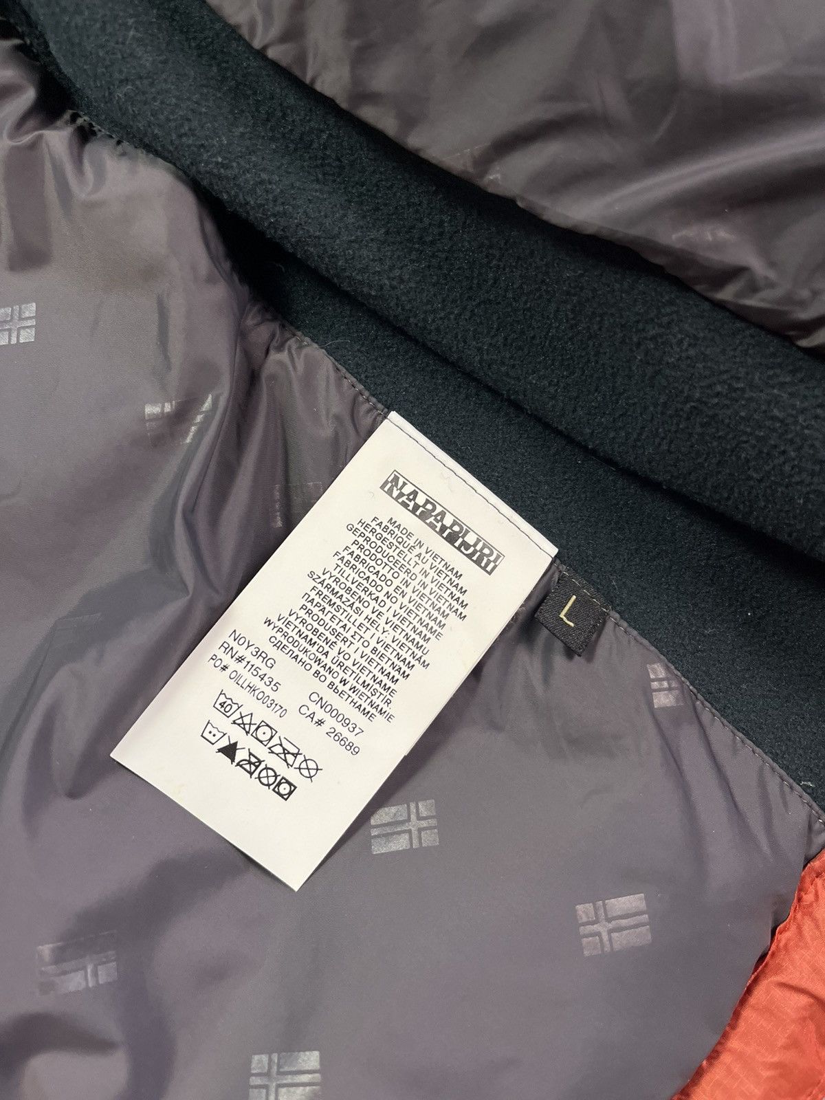 Napapijri Napapijri 800 Flag Logo Light Puffer Outdoor Jacket M L Size US L / EU 52-54 / 3 - 12 Thumbnail