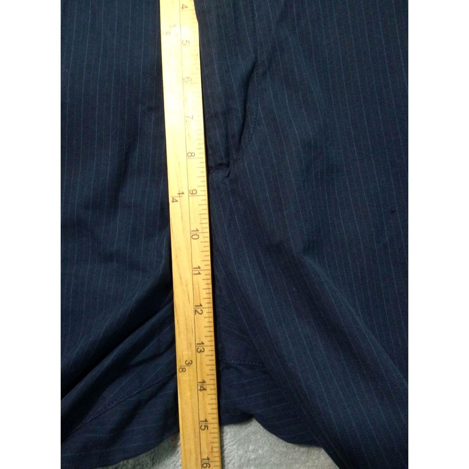 Banana Republic Banana Republic Pants Mens 38x32 Blue Striped Chino Kentfield Flat Front Cotton Size US 38 / EU 54 - 4 Thumbnail
