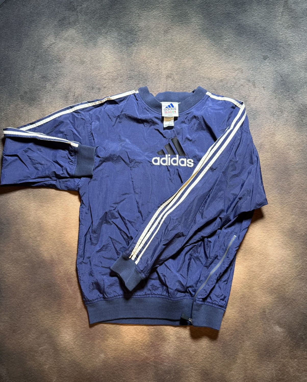 Adidas Adidas Windbreaker Blue Medium 2000s Size US M / EU 48-50 / 2 - 1 Thumbnail