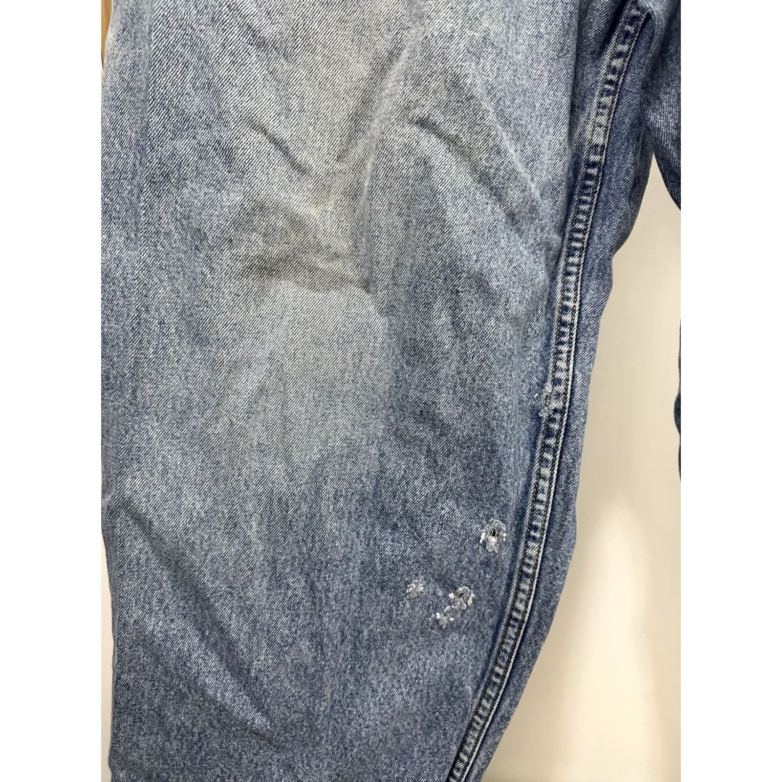 Vintage PACO Jeans VTG Ghost Denim Wide-Leg Baggy Carpent er Blue 38x30 Men XS? Size US 38 / EU 54 - 7 Thumbnail