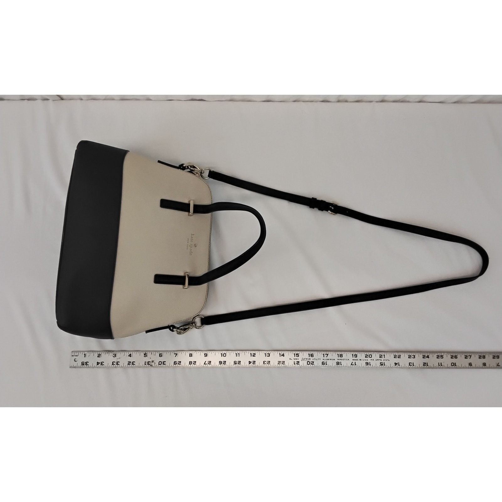 Kate Spade Kate Spade Convertible Satchel Handbag Purse Black/White Size ONE SIZE - 15 Thumbnail