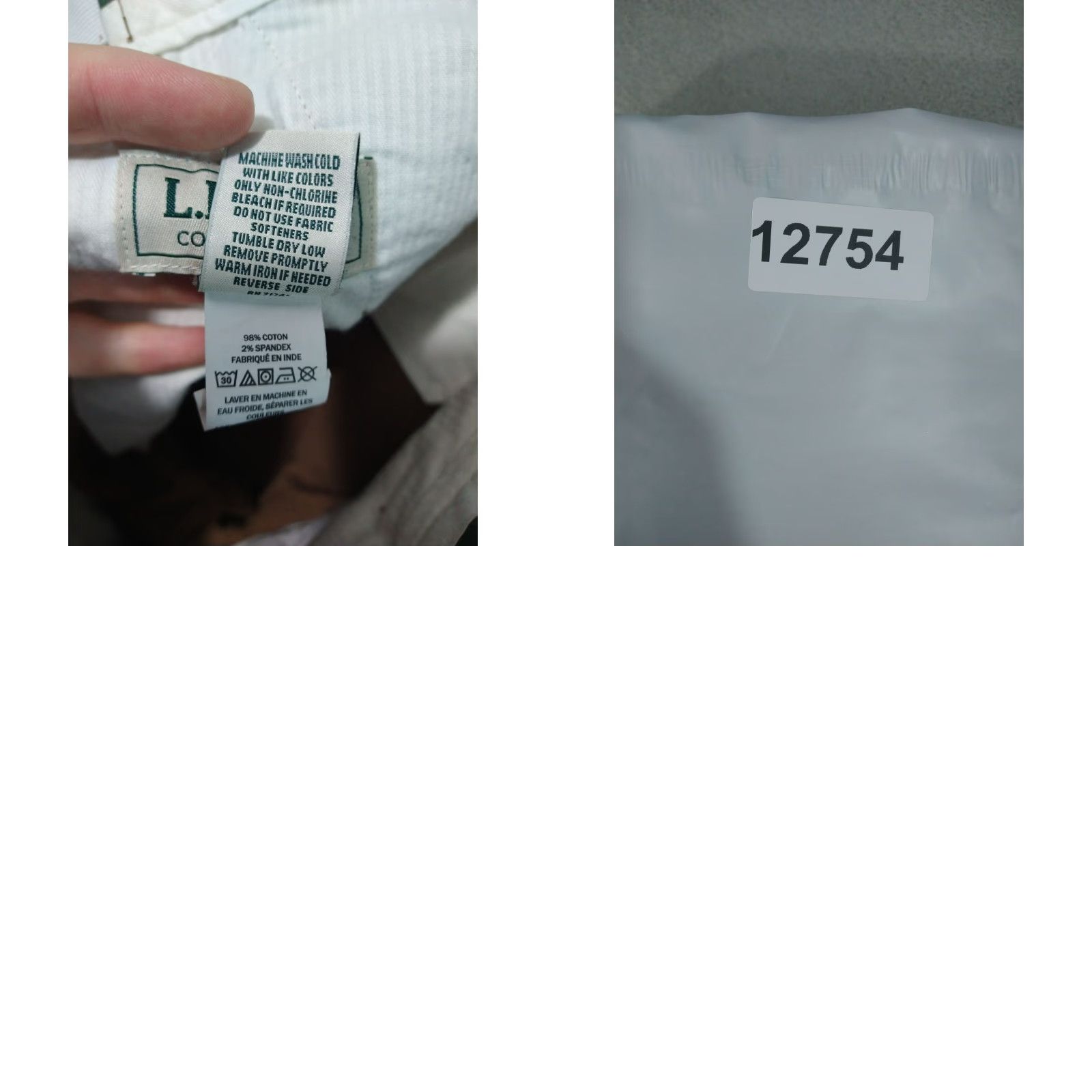 Vintage LL Bean Pants Mens 37x32 Flat Front Brown Corduroy Cotton Stretch Comfort Waist Size US 37 - 8 Thumbnail