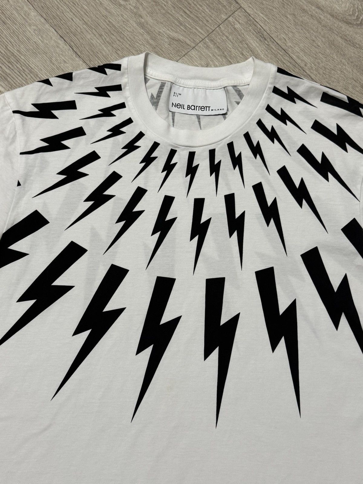 Neil Barrett 🔷Neil Barrett Thunderbolt T-shirt🔷 Size US M / EU 48-50 / 2 - 2 Thumbnail