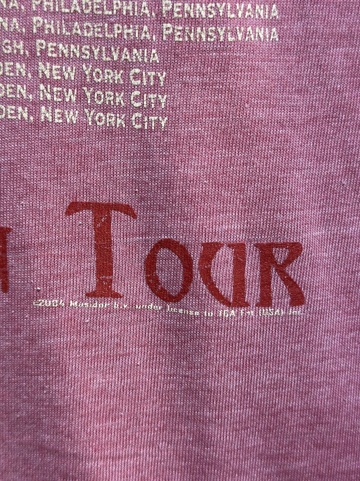 Band Tees Thrashed Vintage Rolling Stones Tour Long Sleeve Tee Fadee Size US M / EU 48-50 / 2 - 16 Thumbnail
