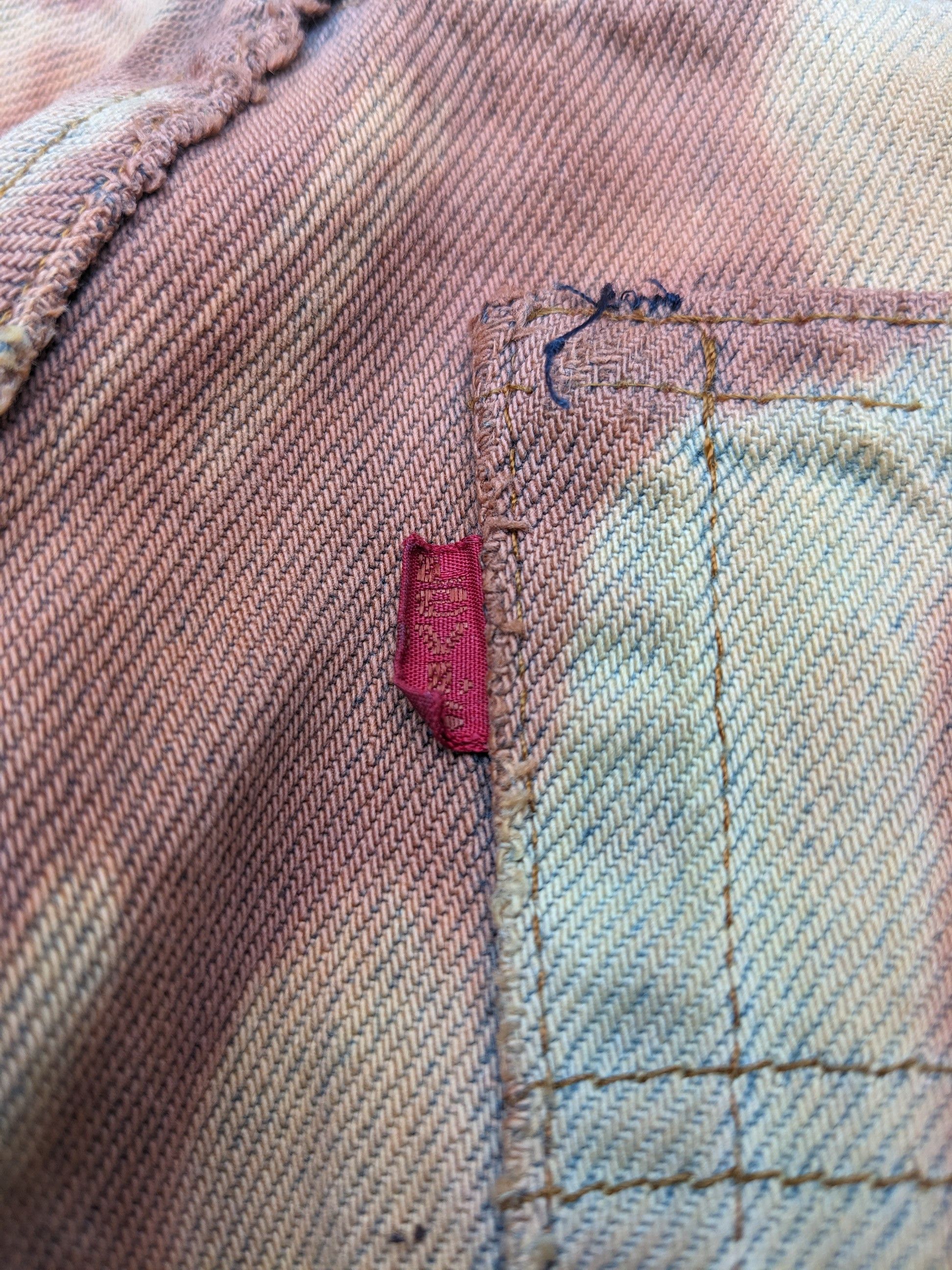 Japanese Brand × Levi's × Vintage Vintage 80 s Levis 505 Jeans Distressed Rust Dye Custom Made Size US 28 / EU 44 - 14 Thumbnail