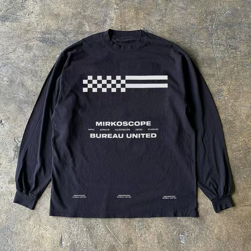 Japanese Brand × Vintage Black long-sleeved t-shirt with classic retro car pattern Size US L / EU 52-54 / 3 - 2 Thumbnail