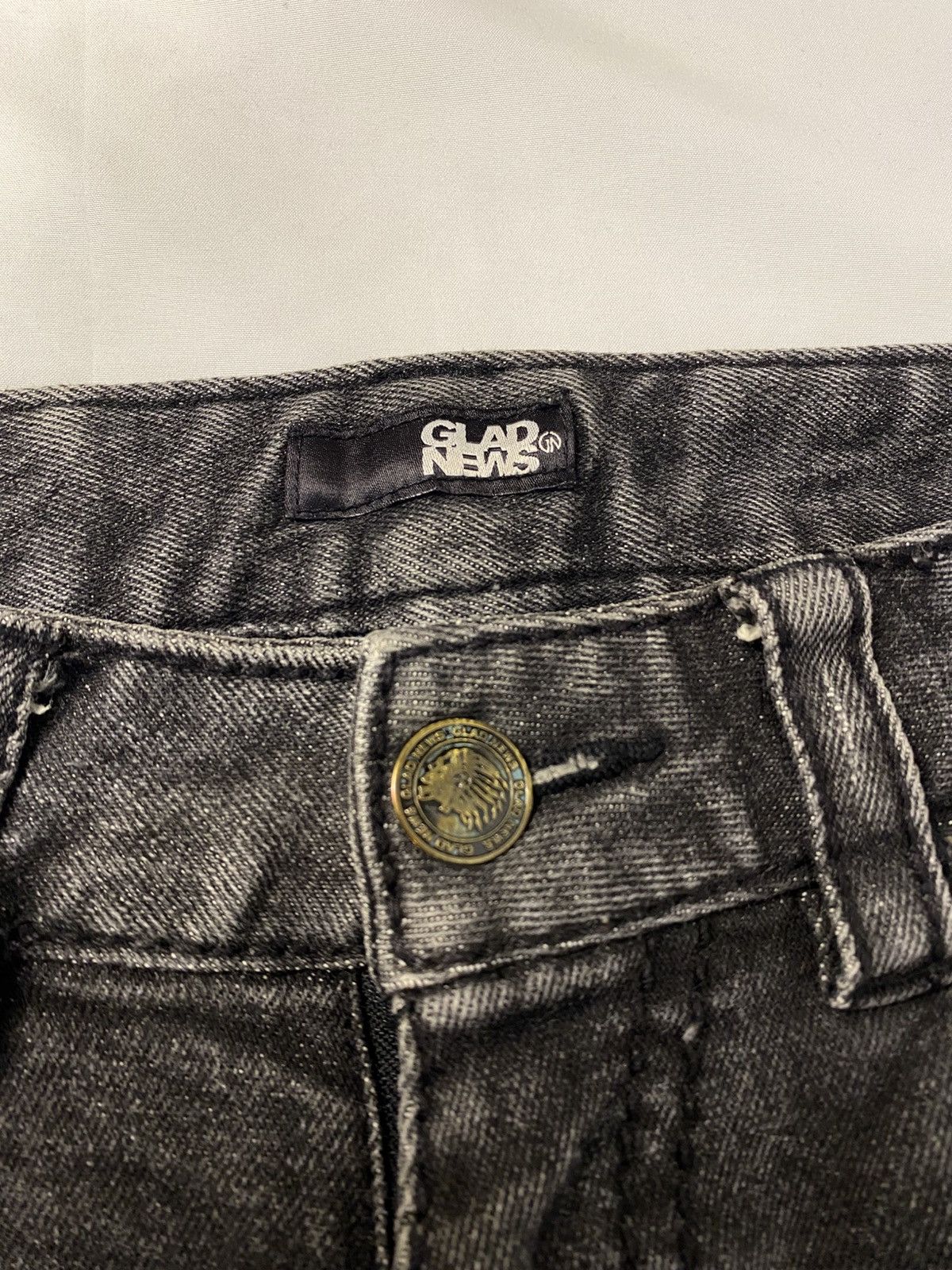 Japanese Brand 2000 Glad News Skinny Bristish Flag Punk Gothic Style Size US 28 / EU 44 - 13 Thumbnail