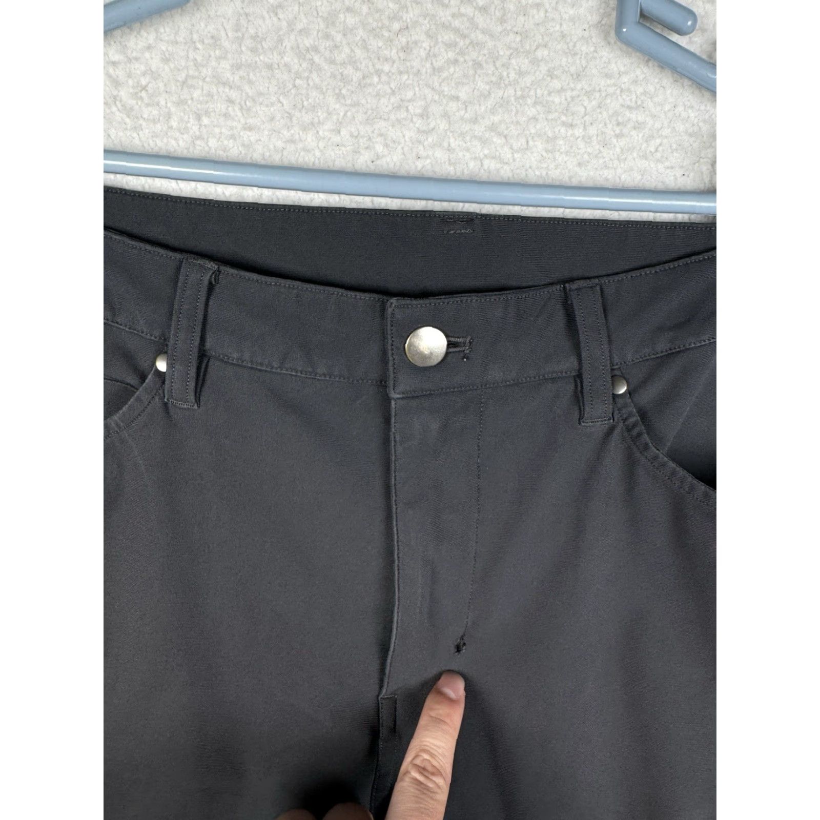 Lululemon Lululemon Pants Mens 34x30 Gray ABC Warpstreme Classic Fit 5-Pocket Design Casual Straight Inseam 30 Game Size US 34 / EU 50 - 5 Thumbnail