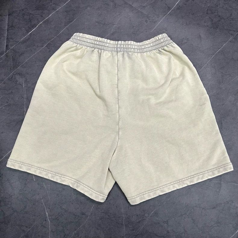 Balenciaga Balenciaga size XS Vintage Beige Embroidered Logo Shorts Size US 27 - 2 Thumbnail