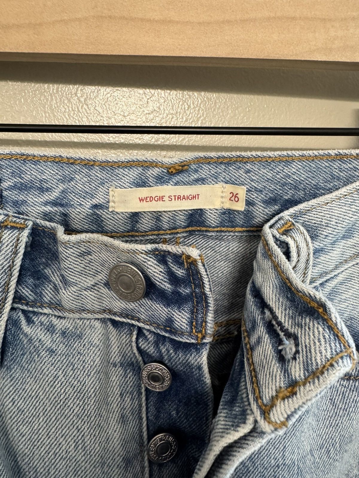 Levi's Levi’s Destroyed straight leg jeans Size 26" / US 2 / IT 38 - 2 Thumbnail