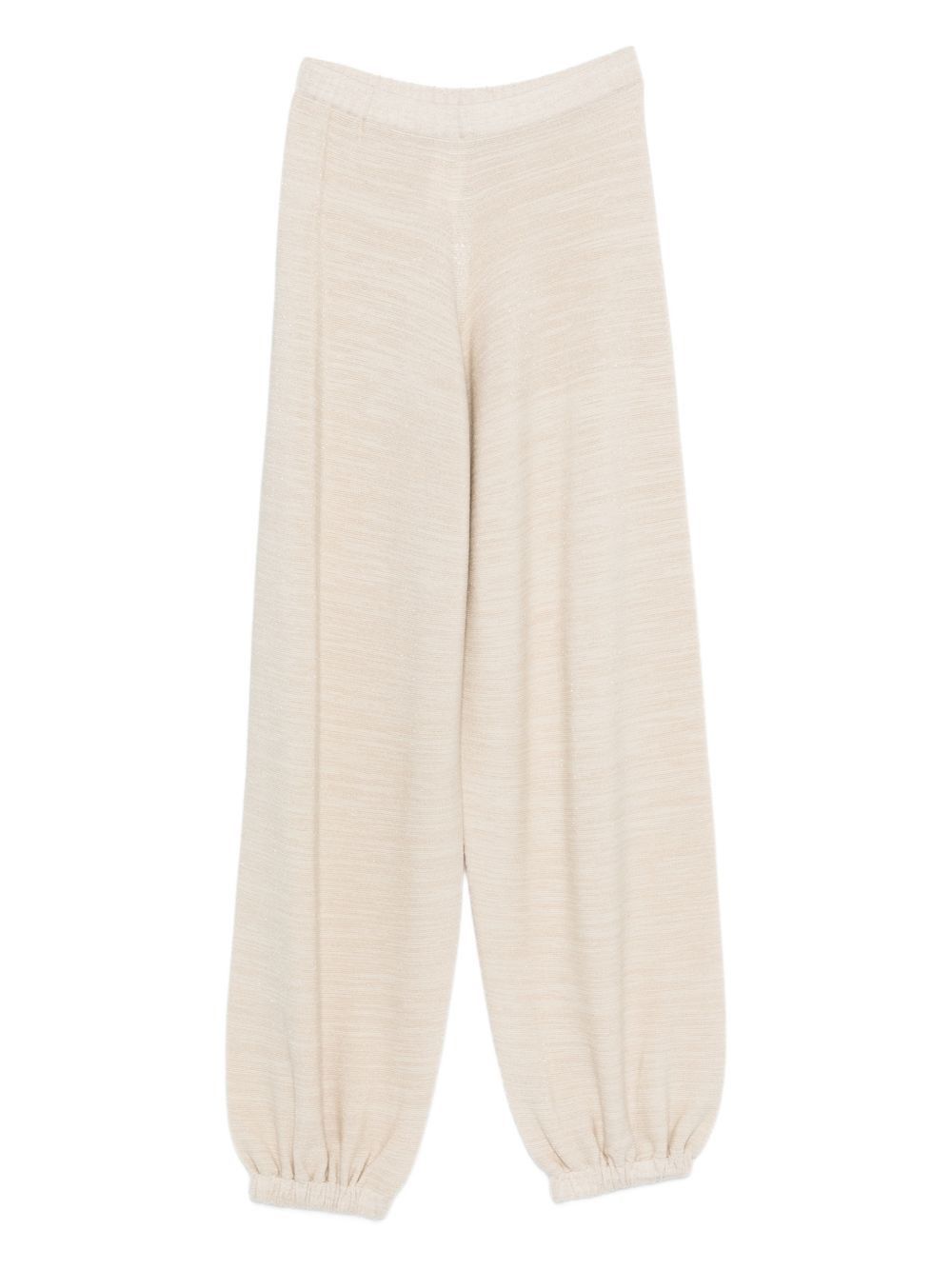 WOOL AND COTTON TROUSERS