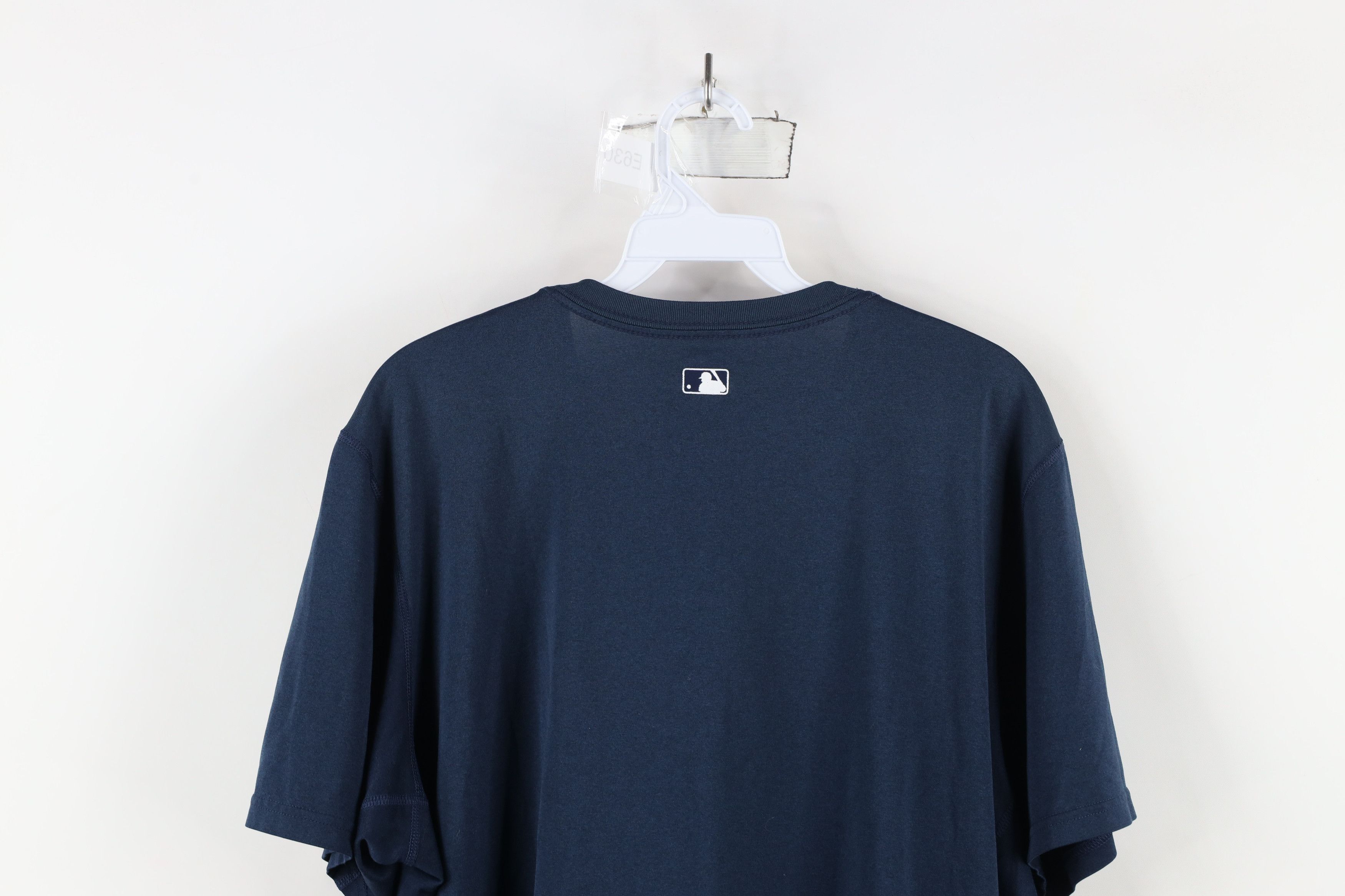Nike × Vintage Nike Center Swoosh Detroit Tigers Baseball T-Shirt Blue Size US L / EU 52-54 / 3 - 13 Thumbnail