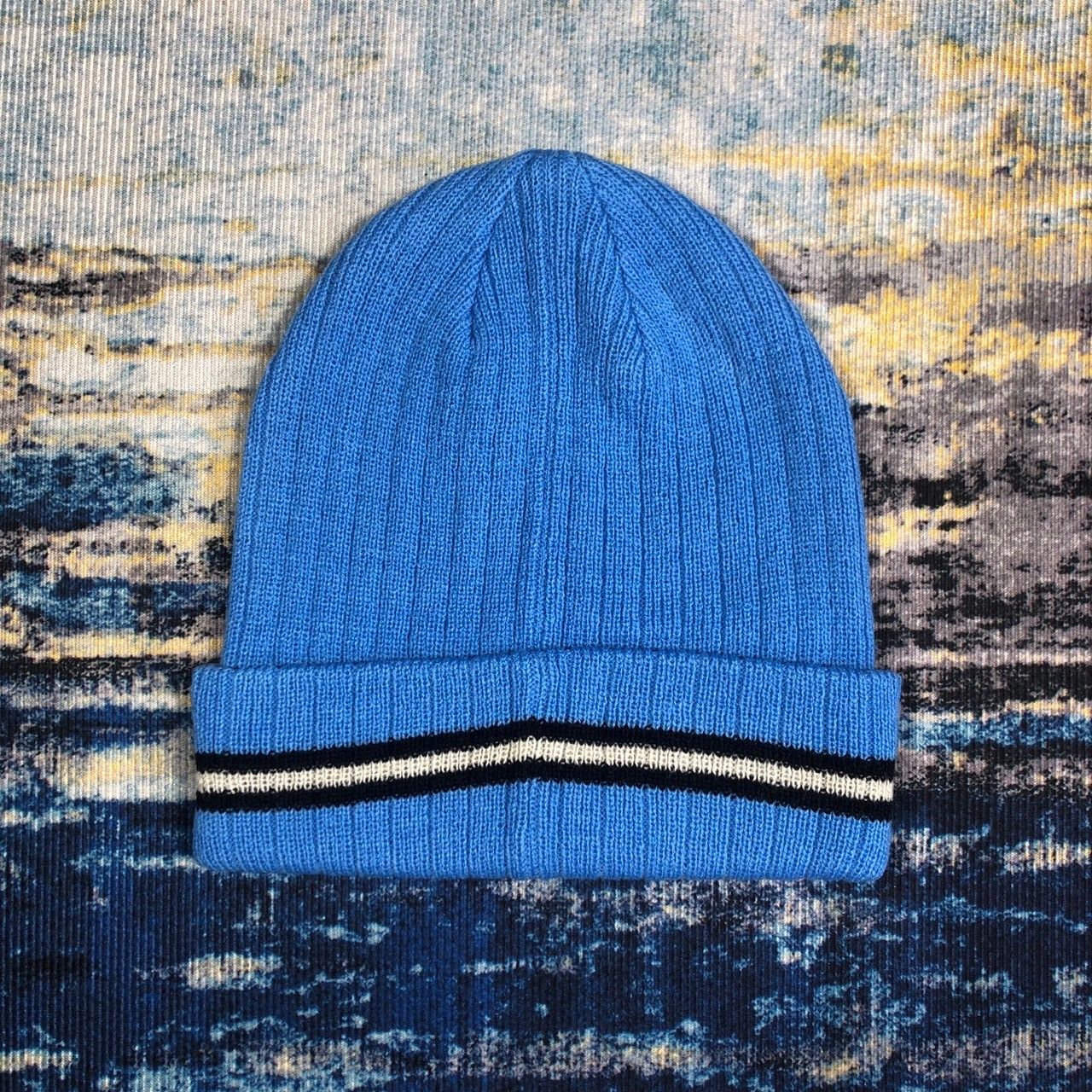 Stussy × Vintage Stussy Athletic Striped Cuff Beanie Size ONE SIZE - 2 Thumbnail