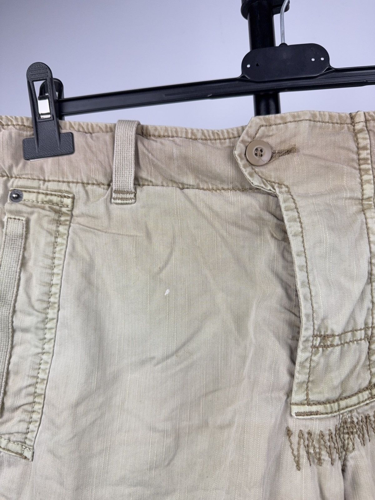 Napapijri Napapijri Cargo Utility Shorts Beige Cotton Outdoor Style Size US 34 / EU 50 - 3 Thumbnail