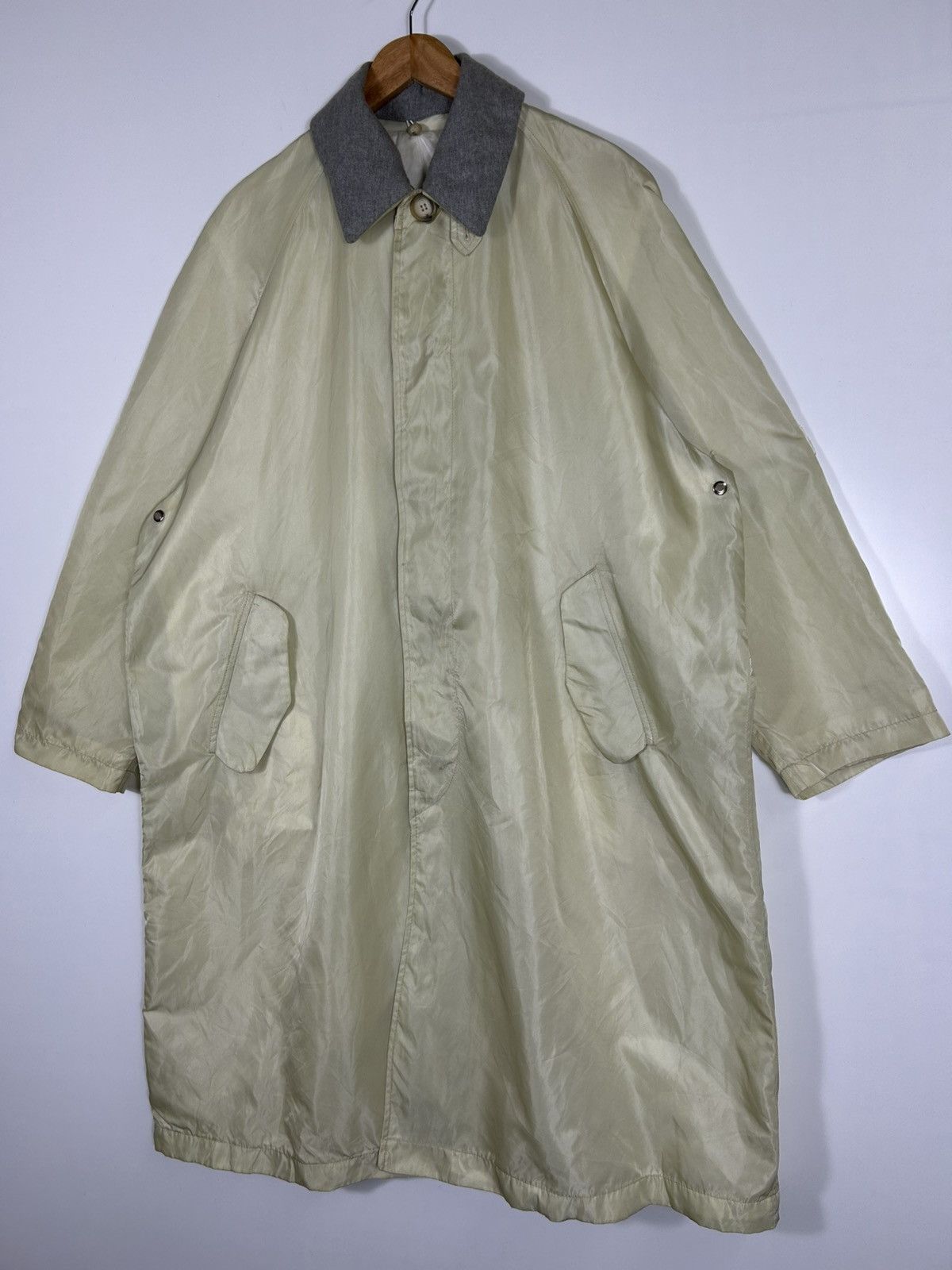 Kenzo Vintage Kenzo Homme Oversized Nylon Coat Made in Italy Size US L / EU 52-54 / 3 - 3 Thumbnail