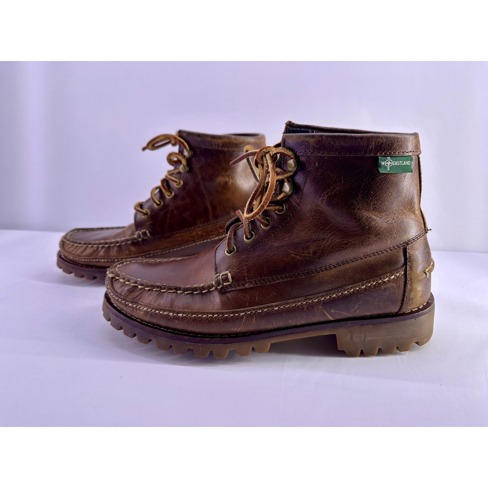 & Other Stories Vintage EastLand 1955 Edition Leather Winter Boots Size 9D Size US 9 / EU 42 - 2 Thumbnail
