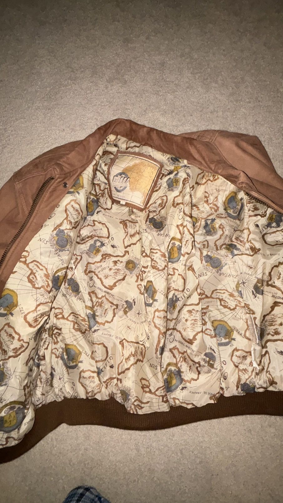 Other Vintage leather jacket Size US L / EU 52-54 / 3 - 4 Thumbnail