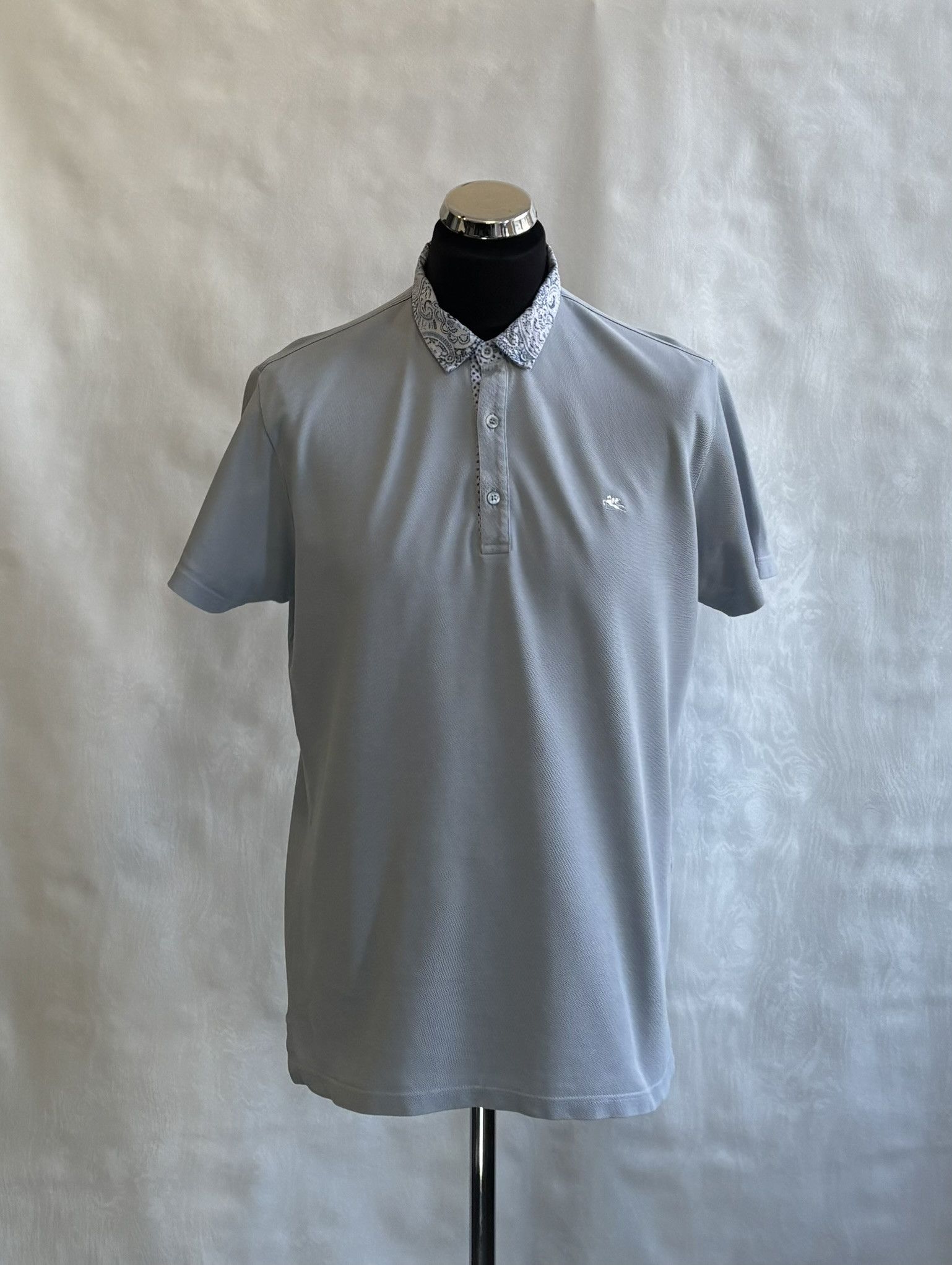 Etro Etro Polo Light Blue size XL Size US XL / EU 56 / 4 - 1 Thumbnail