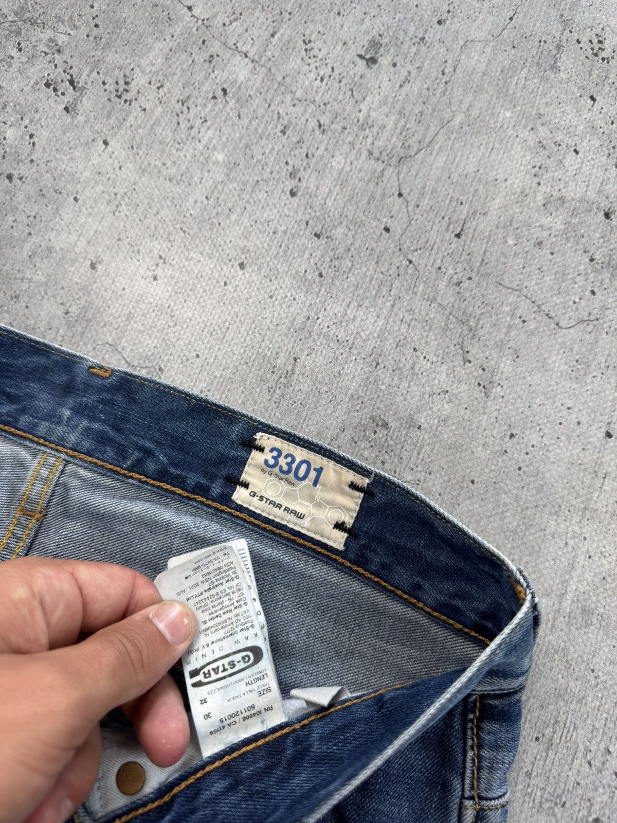 G-Star Rare Vintage G-Star Raw Denim Flared Jeans Y2K Size US 30 / EU 46 - 8 Thumbnail