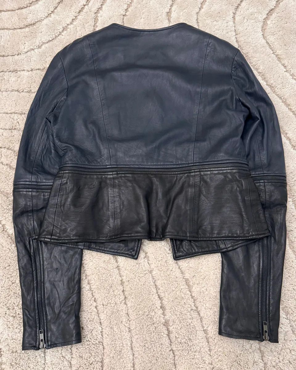 Vintage Christopher Kane Moto Multi-Zip Leather Jacket Size S / US 4 / IT 40 - 2 Thumbnail