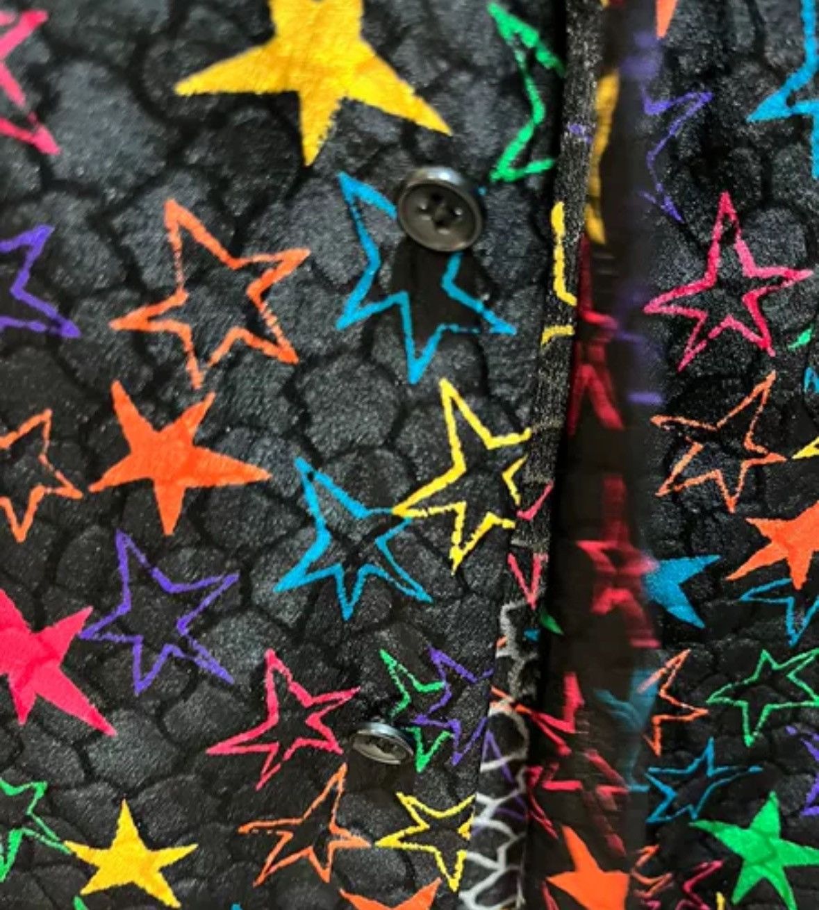 Saint Laurent Paris × Yves Saint Laurent Saint Laurent 100% Colorful Star Shirt2412-Nextarrow Size XS / US 0-2 / IT 36-38 - 4 Thumbnail