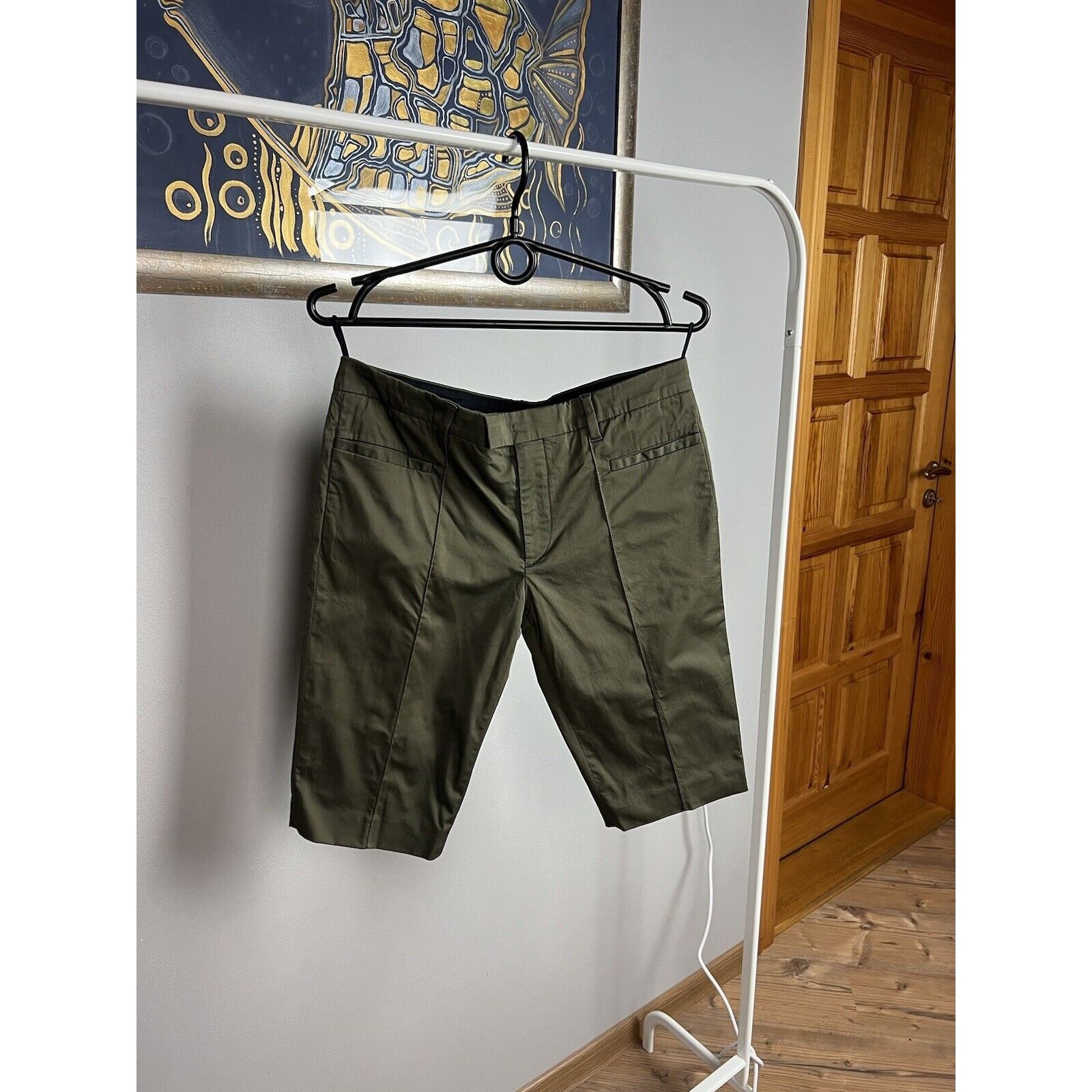 Prada MINT! Prada Khaki Green Unisex Dress Chino Shorts Size 42 Size 28" / US 6 / IT 42 - 1 Thumbnail
