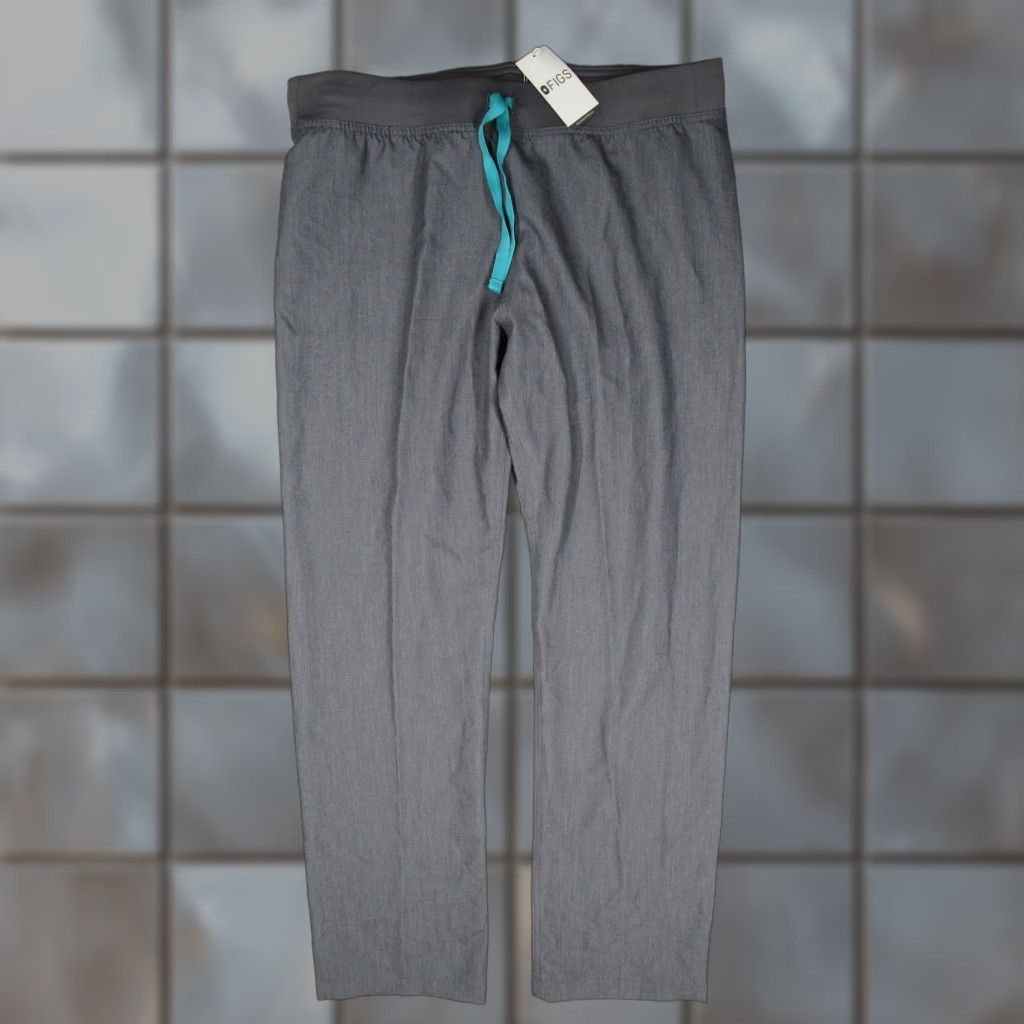Vintage FIGS Livingston Technical Collection Gray Scrubs Women L Tall Shirt? Size 36" / US 14 / IT 50 - 1 Thumbnail