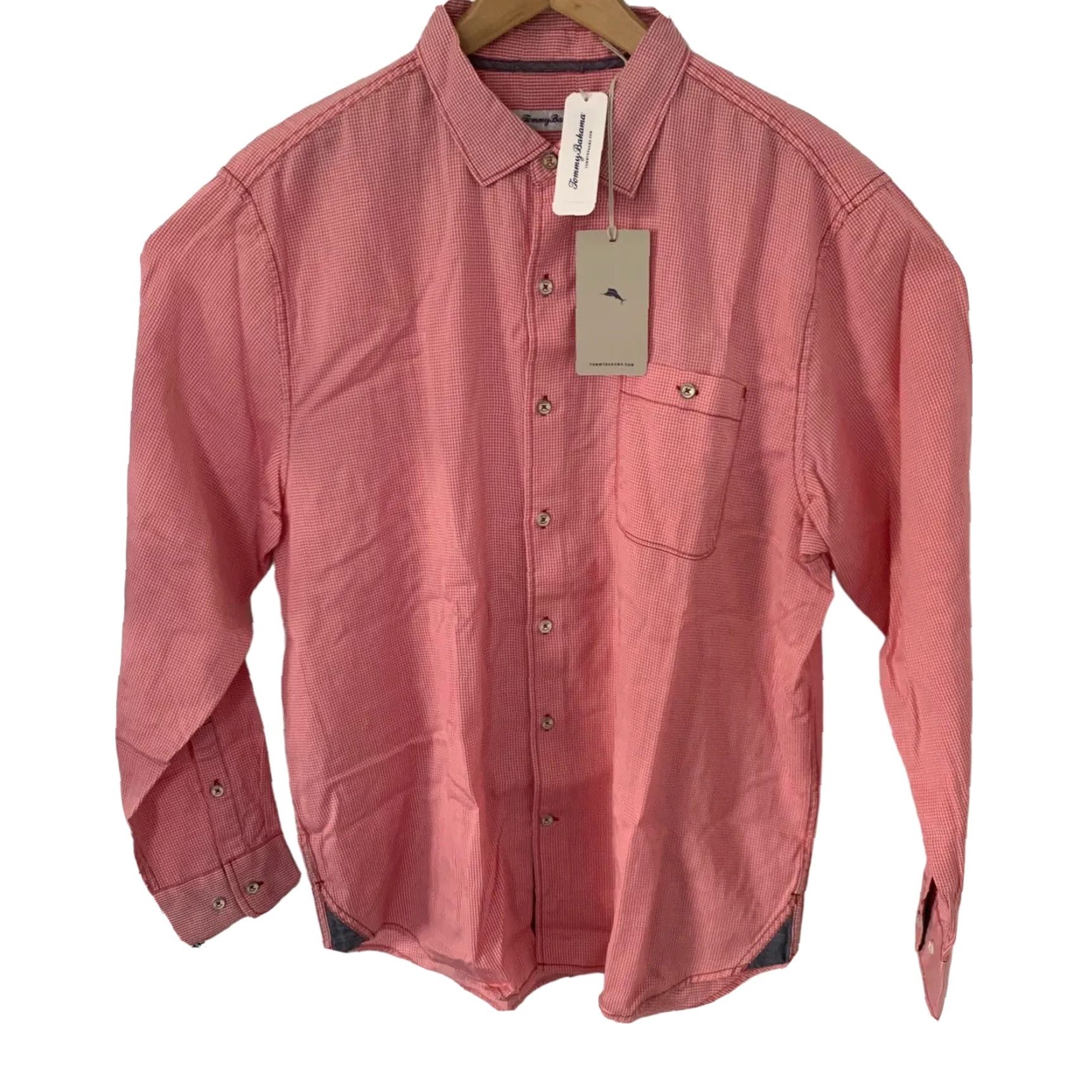 Tommy Bahama Tommy Bahama Shirt Mens Small LS Gingham Cotton Blend Red NEW 25 Size US S / EU 44-46 / 1 - 3 Thumbnail