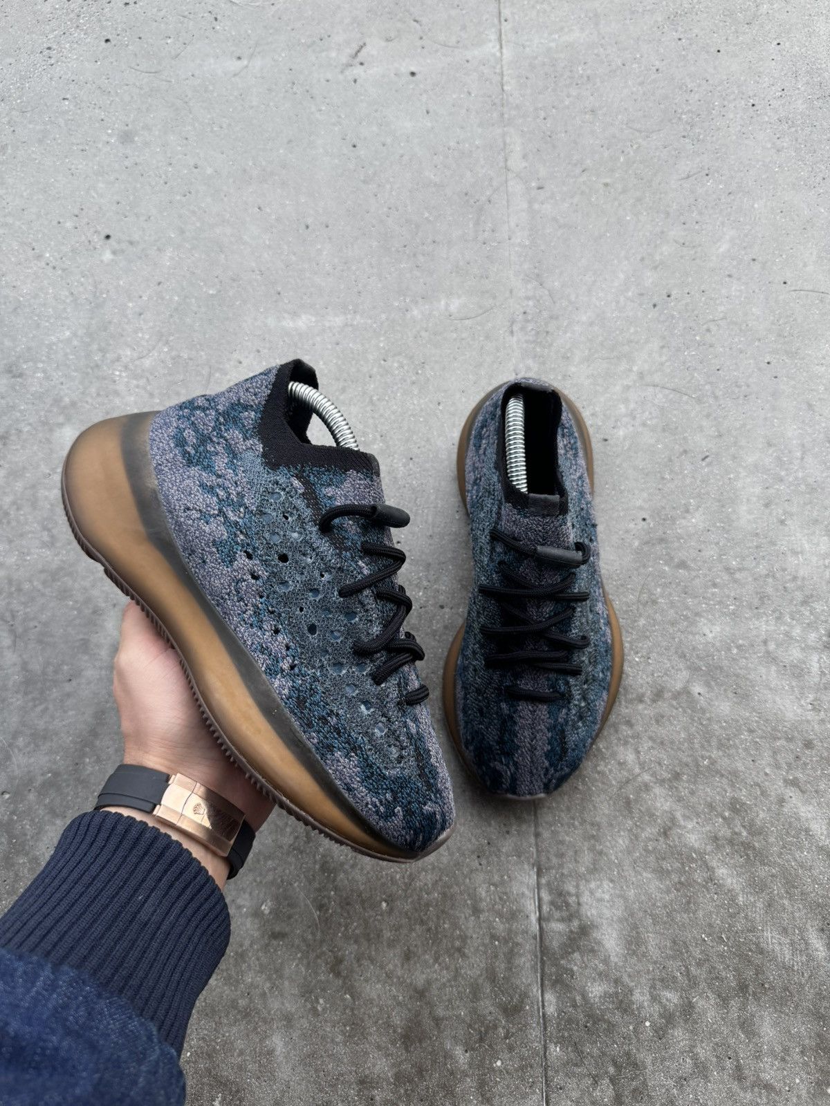 Yeezy Adidas Yeezy Boost 380 Covellite streetwear hype sneakers Size US 5 / EU 37 - 1 Thumbnail