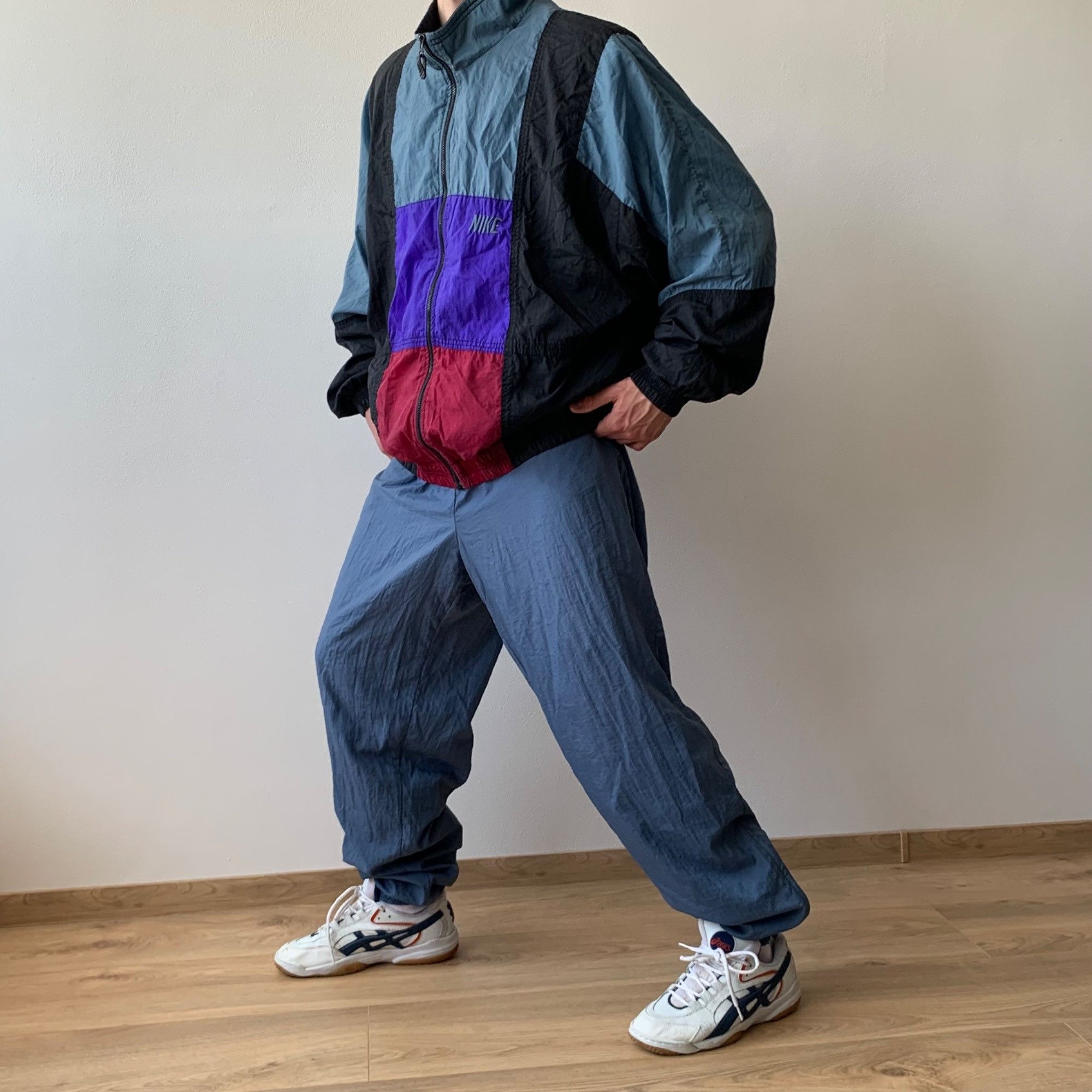 Nike Track Pants Jogger Jacket Set Men's 80s, 90s, y2k, vint