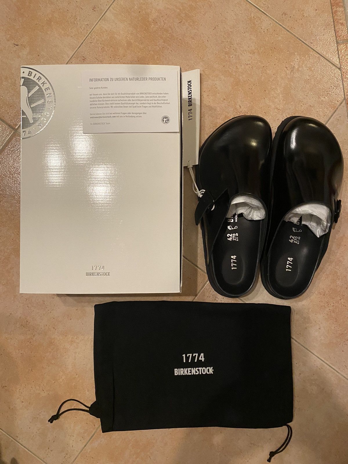 Birkenstock 🖤 Birkenstock 1774 glossy leather 33 dougal slip on Size US 9 / EU 42 - 7 Thumbnail