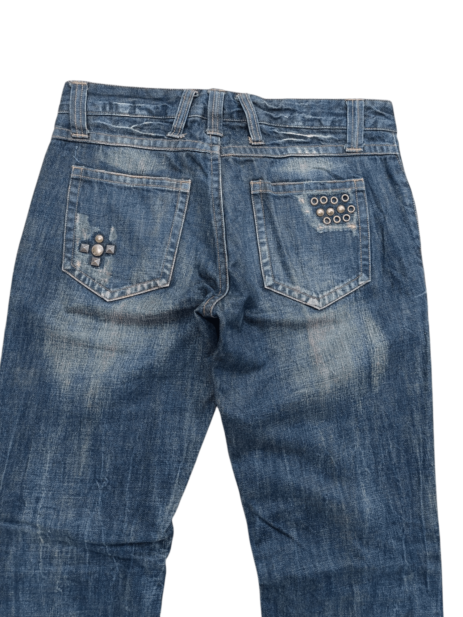 Japanese Brand FLARED💥JAPANESE BRAND LAV CLAW MARK STUD DENIM Size US 32 / EU 48 - 17 Thumbnail