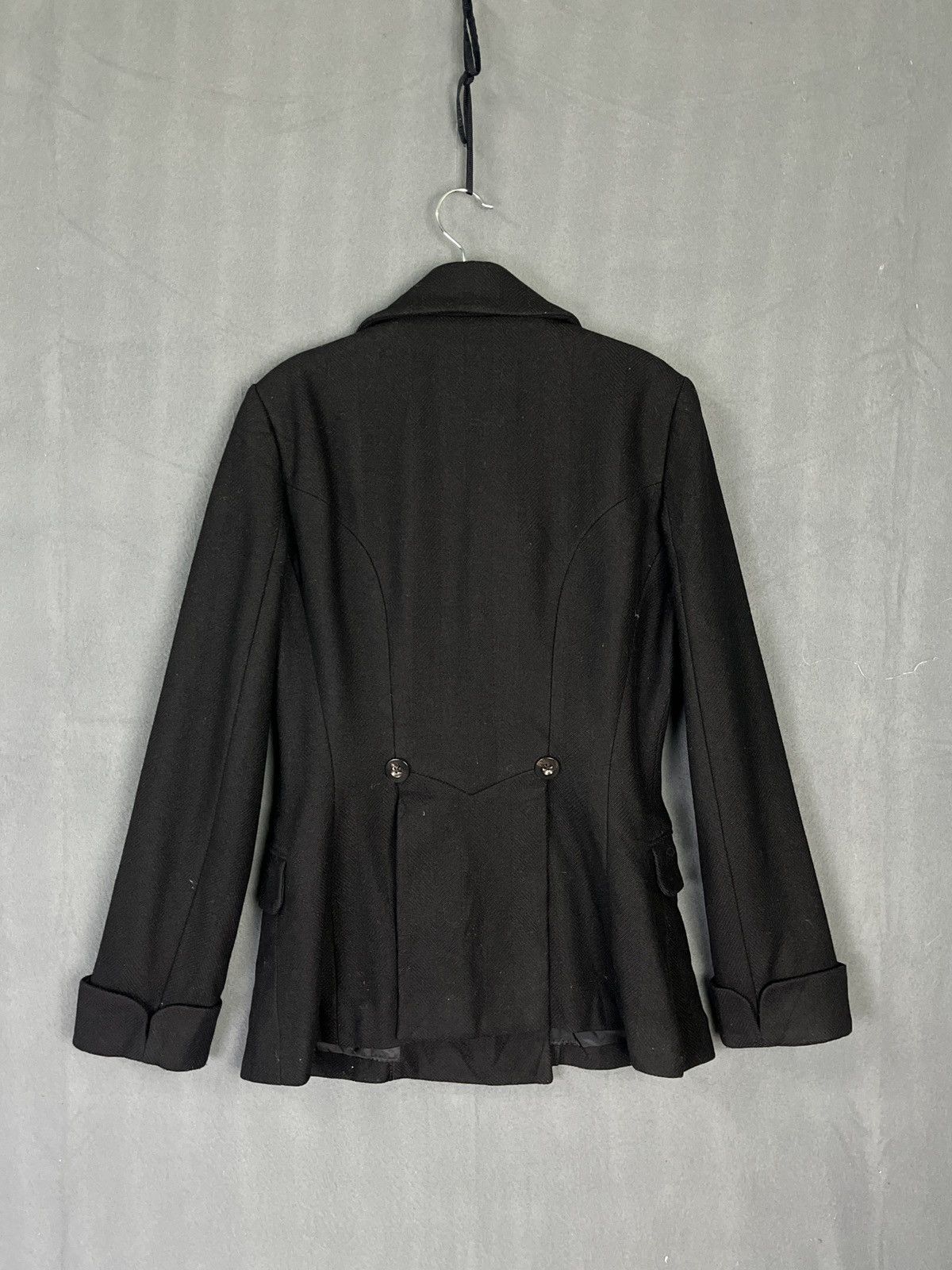 Ralph Lauren Ralph Lauren Black Wool Double Breasted Jacket Size S / US 4 / IT 40 - 2 Thumbnail