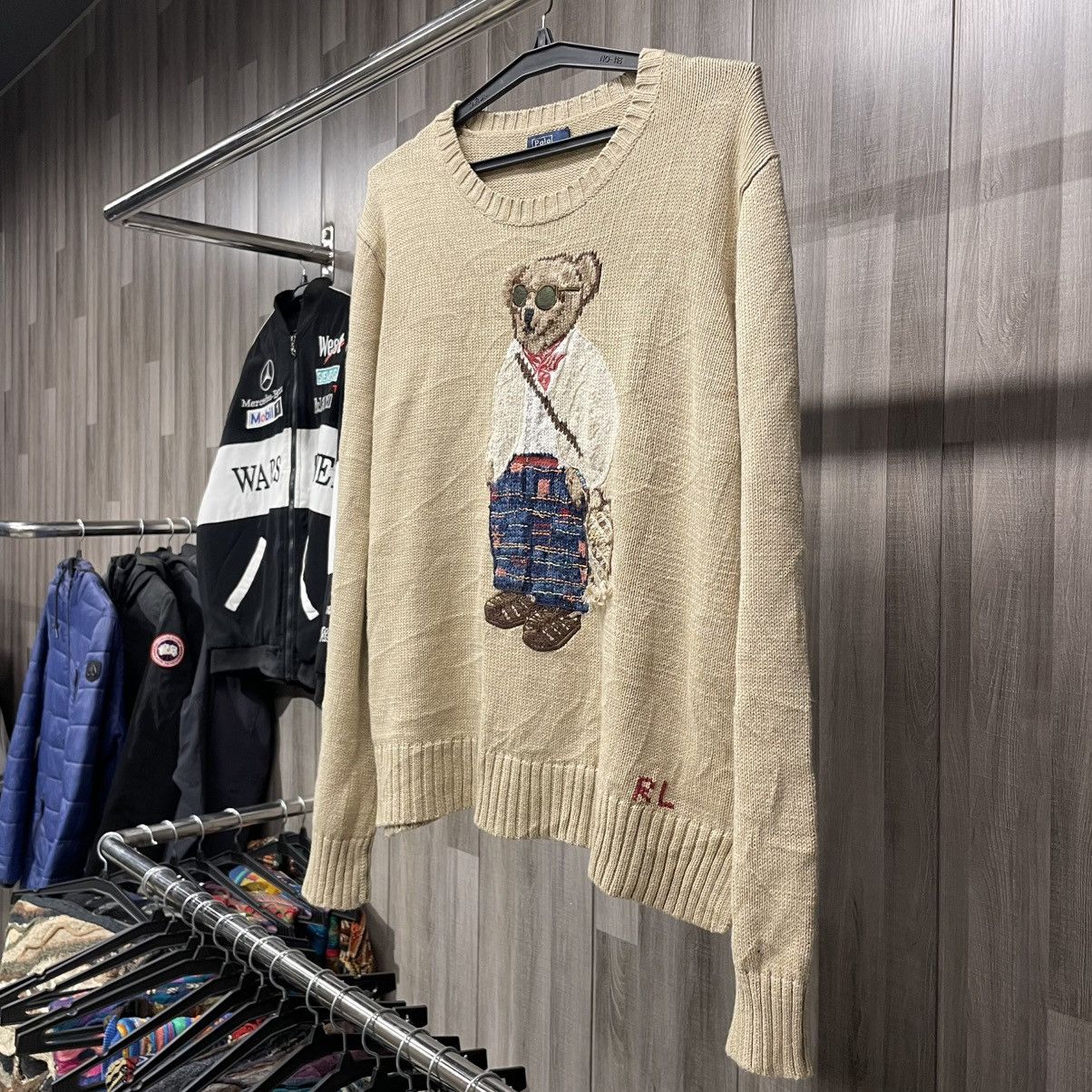 Polo Ralph Lauren Polo Ralph Lauren polo bear sweater Size US XL / EU 56 / 4 - 3 Thumbnail