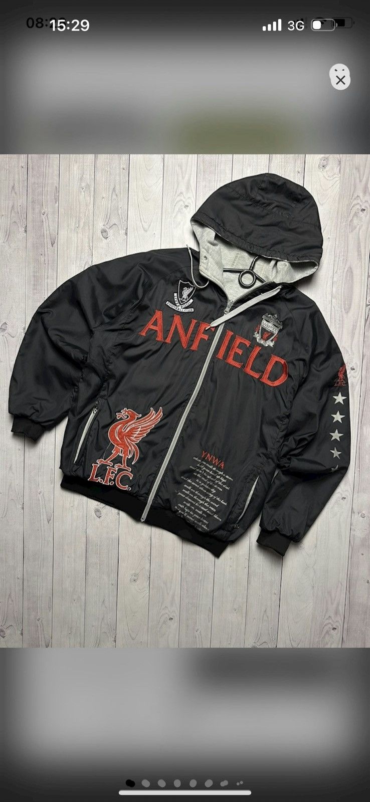 Vintage Vintage Liverpool soccer jacket reversible L Size US L / EU 52-54 / 3 - 1 Preview