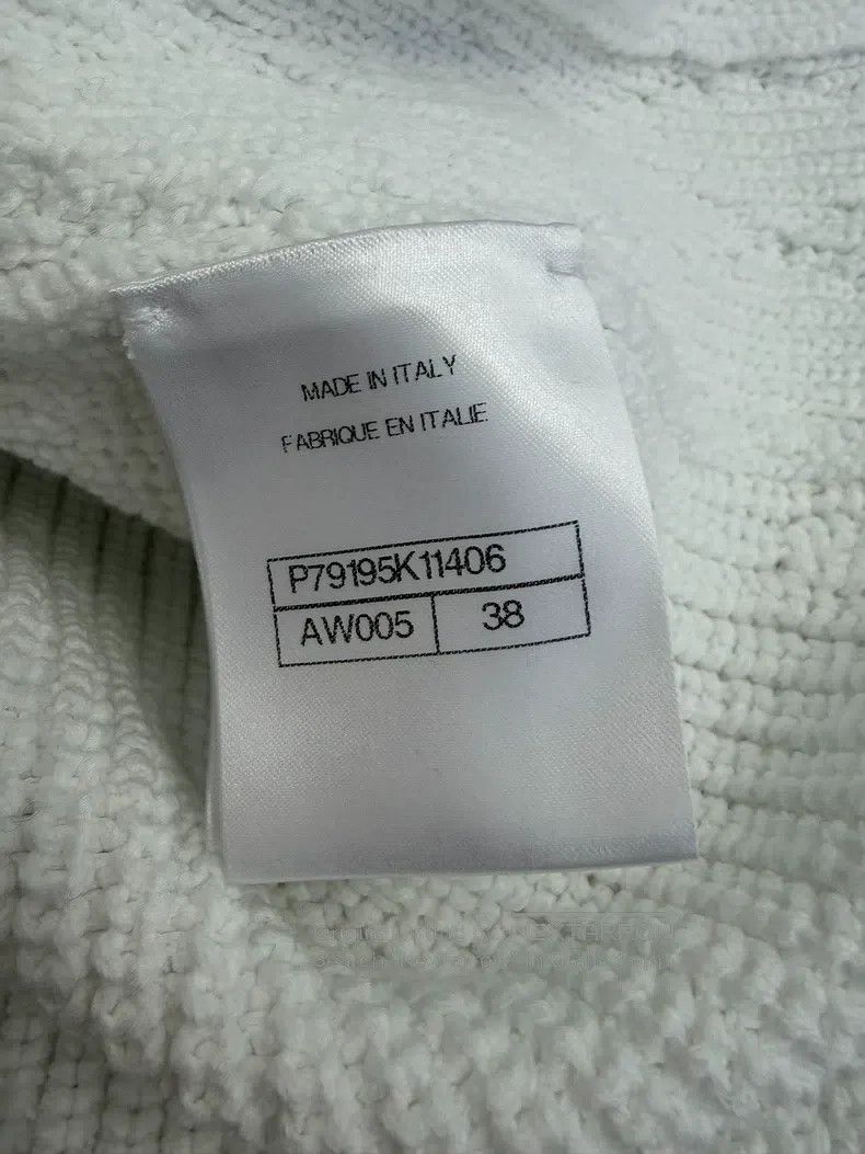 Chanel Chanel White two-pocket knitted jacket Size XS / US 0-2 / IT 36-38 - 5 Thumbnail
