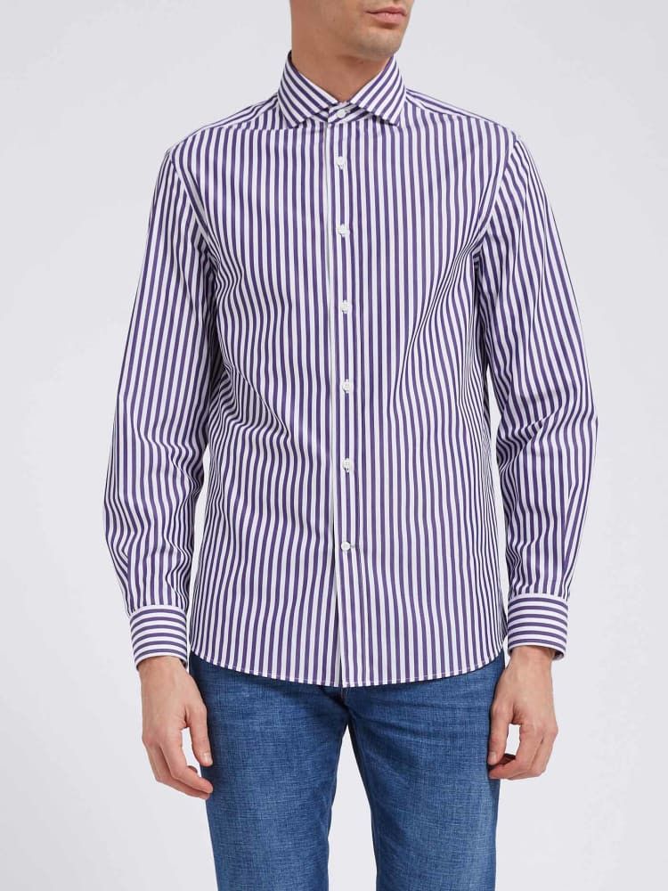 Brunello Cucinelli o1w1db10924 Shirt in Black/white Size US XL / EU 56 / 4 - 1 Preview