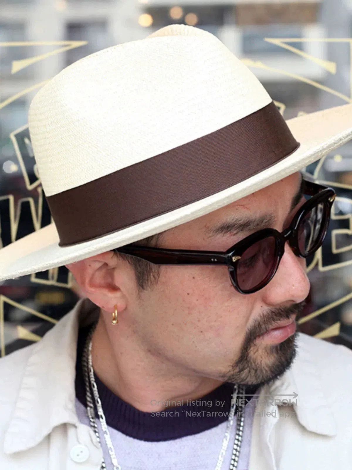 THE H.W.DOG&CO. H.W.DOG Vintage Panama Gentleman Hat Japan. Size ONE SIZE - 3 Thumbnail