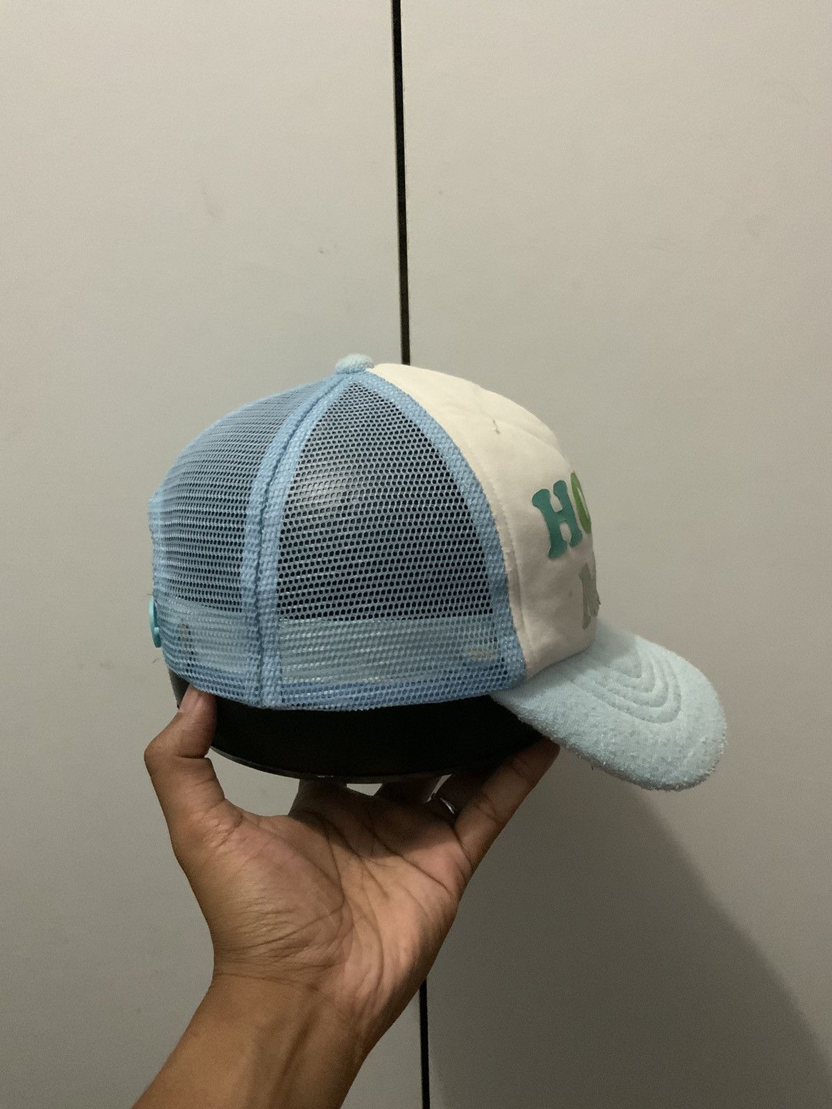 Hat Club Honey Milk Mohair Fur Trucker Hat Size ONE SIZE - 4 Thumbnail