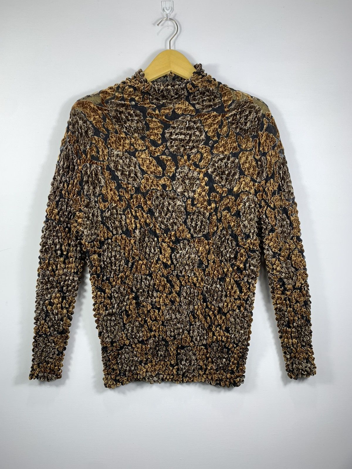 Beauty Beast × Issey Miyake × Japanese Brand Rave Wear Spider Shibori Top Shirt Doublet Style Size US M / EU 48-50 / 2 - 1 Thumbnail