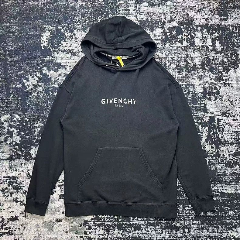 Givenchy Givenchy Destroyed Letter Logo Loose Hoodie Size US M / EU 48-50 / 2 - 1 Thumbnail