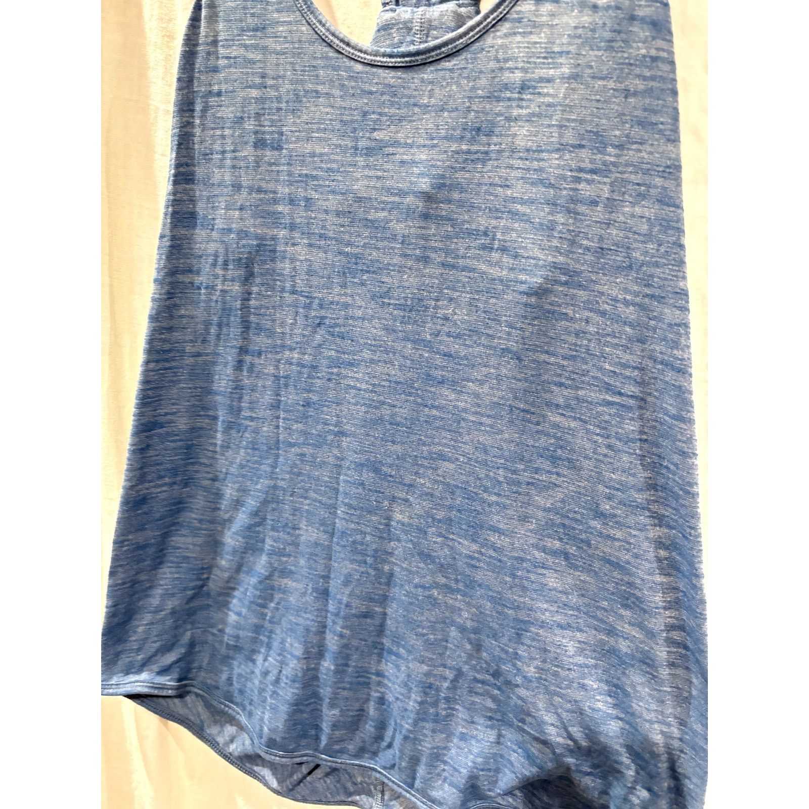 Lululemon LULULEMON Essential Tank Heathered Brilliant Blue Sz 8 Size M / US 6-8 / IT 42-44 - 5 Thumbnail