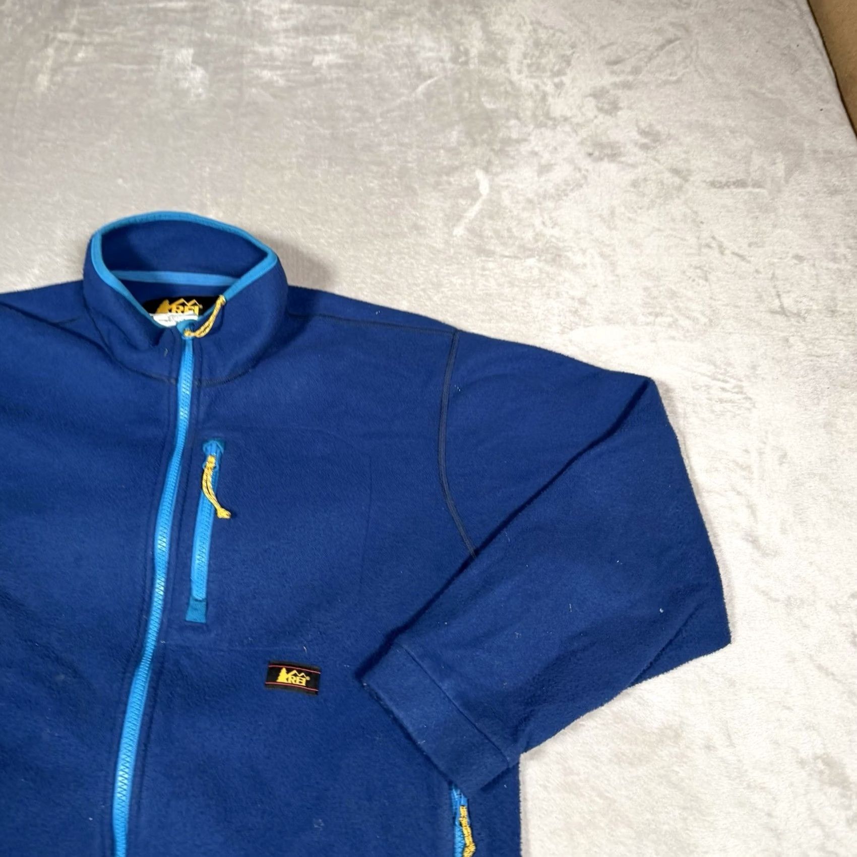 Vintage VINTAGE REI Jacket Womens XL Blue Polartec Fleece Full Zip Trailsmith Basic Jacket Size XL / US 12-14 / IT 48-50 - 3 Thumbnail