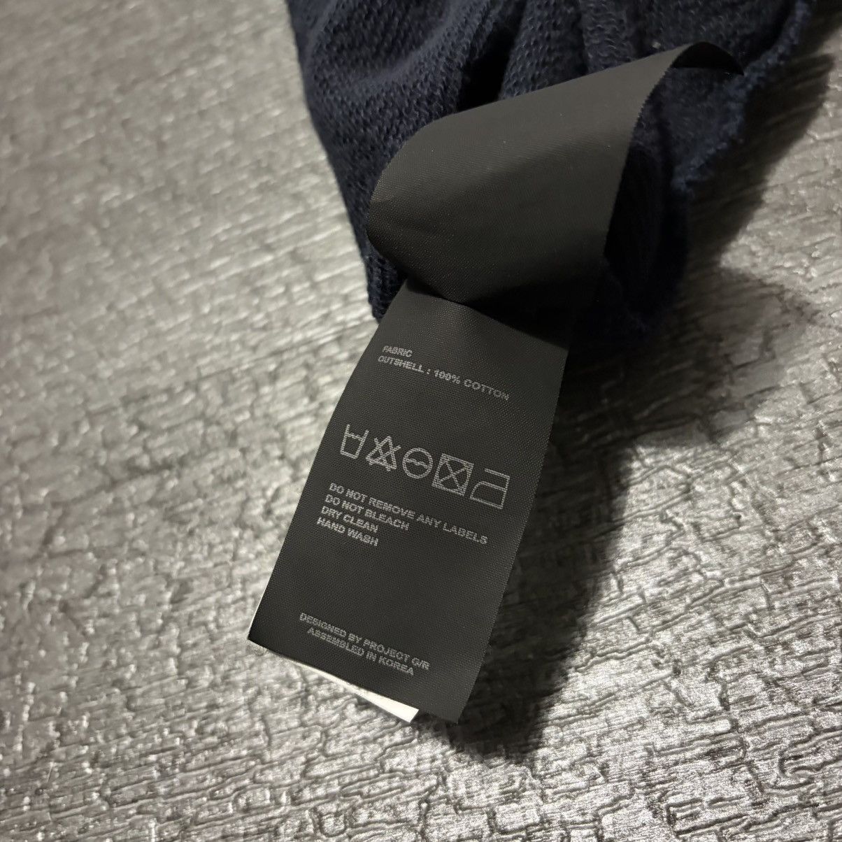 PROJECT G/R RECONSTRUCTED FOLDED ZIP HOODIE - NAVY size 1 stk Size US S / EU 44-46 / 1 - 7 Thumbnail