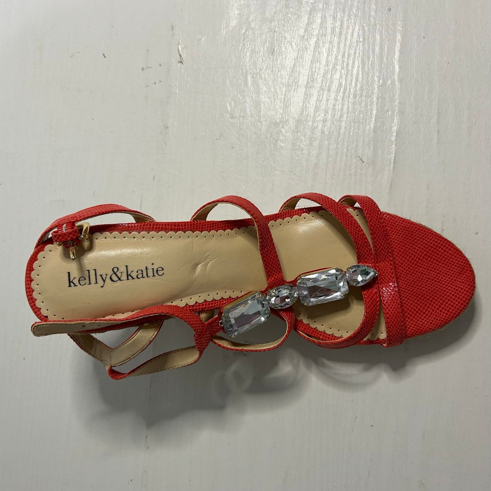 Other Kelly & Katie Rachel Coral Espadrille Wedge 10 Size US 10 / IT 40 - 6 Thumbnail